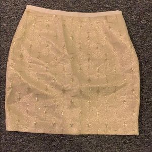 Gold skirt